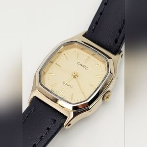 Vintage Casio LQ-312G Ladies Octagonal Gold Tone Quartz Watch – JDM
